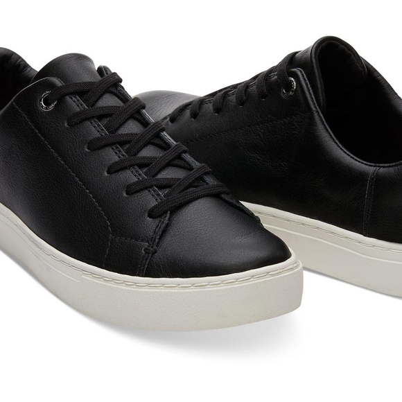 Toms Shoes - Toms lenox black leather sneaker